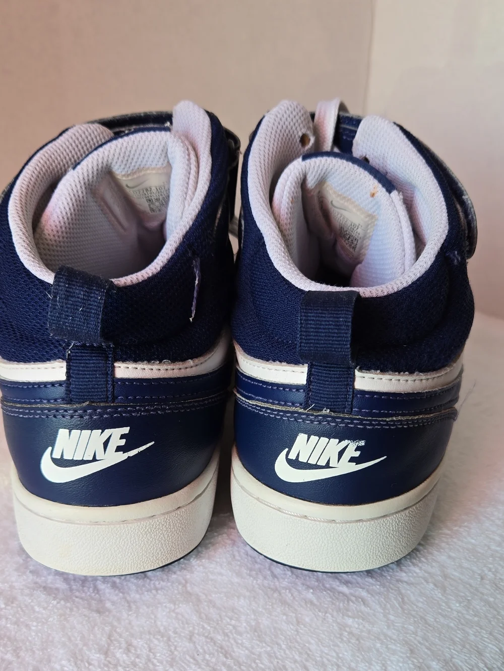 Nike Court Borough Mid 2 Blue Void High Top Sneakers 7Y / Women's 9 Originals